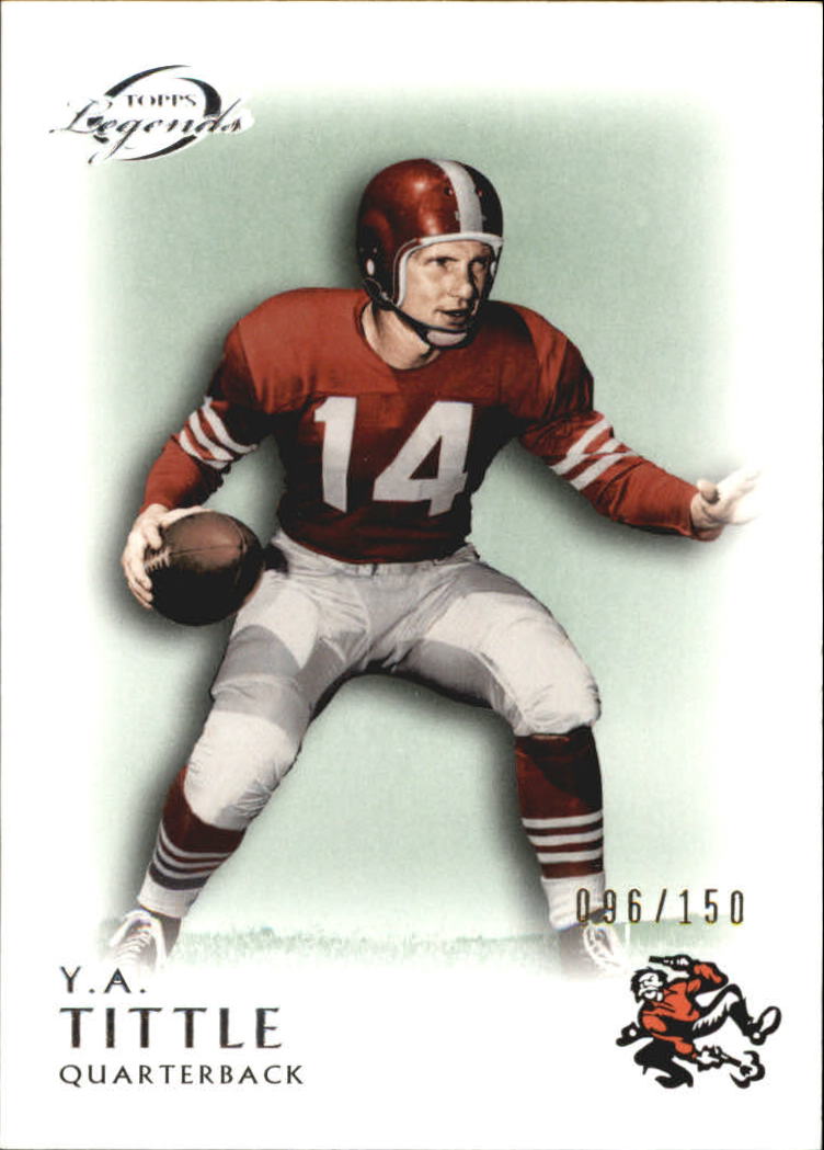 2011 Topps Legends Green #165 Y.A. Tittle