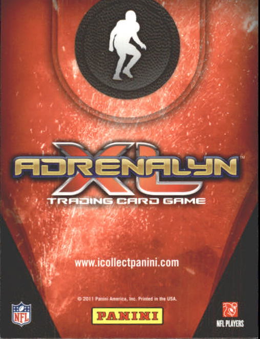 2011 Adrenalyn XL #43 Chris Gamble back image