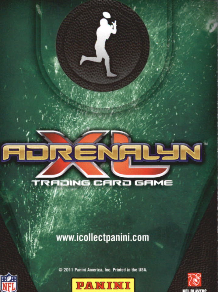2011 Adrenalyn XL Extra Signature #21 Hakeem Nicks back image