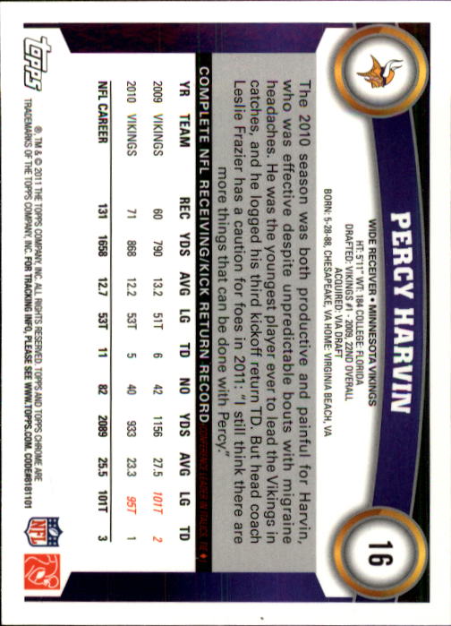 A1148- 2011 Topps Chrome FB Cards 1-220 +Rookies -You Pick- 15+ FREE US SHIP - Picture 21 of 381