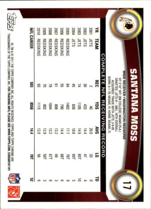 A1148- 2011 Topps Chrome FB Cards 1-220 +Rookies -You Pick- 15+ FREE US SHIP - Picture 23 of 381
