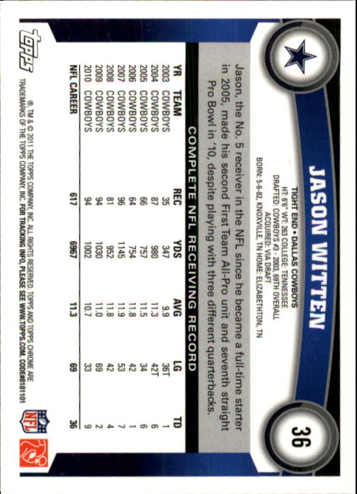 A1148- 2011 Topps Chrome FB Cards 1-220 +Rookies -You Pick- 15+ FREE US SHIP - Picture 53 of 381