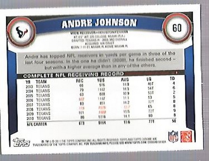 A1148- 2011 Topps Chrome FB Cards 1-220 +Rookies -You Pick- 15+ FREE US SHIP - Picture 97 of 381