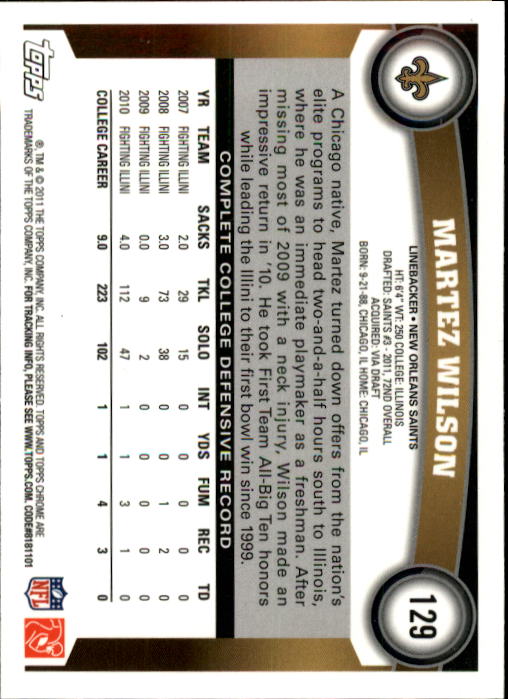 A1148- 2011 Topps Chrome FB Cards 1-220 +Rookies -You Pick- 15+ FREE US SHIP - Picture 223 of 381