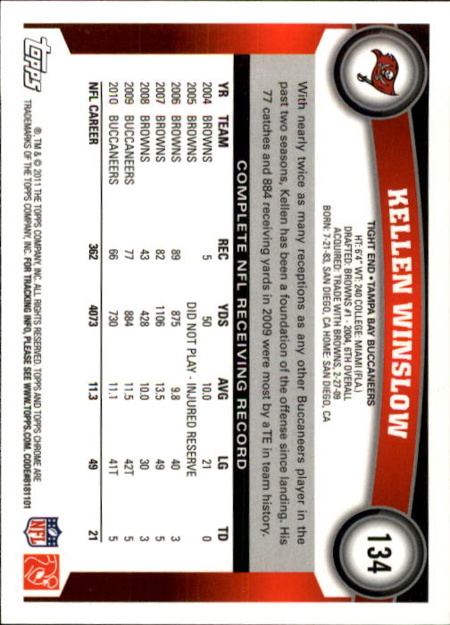 A1148- 2011 Topps Chrome FB Cards 1-220 +Rookies -You Pick- 15+ FREE US SHIP - Picture 231 of 381