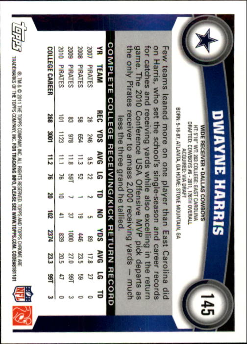 A1148- 2011 Topps Chrome FB Cards 1-220 +Rookies -You Pick- 15+ FREE US SHIP - Picture 253 of 381