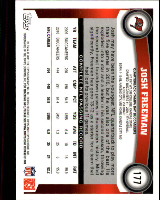 A1148- 2011 Topps Chrome FB Cards 1-220 +Rookies -You Pick- 15+ FREE US SHIP - Picture 309 of 381