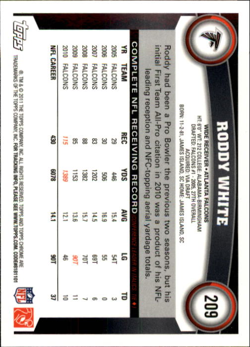 A1148- 2011 Topps Chrome FB Cards 1-220 +Rookies -You Pick- 15+ FREE US SHIP - Picture 365 of 381
