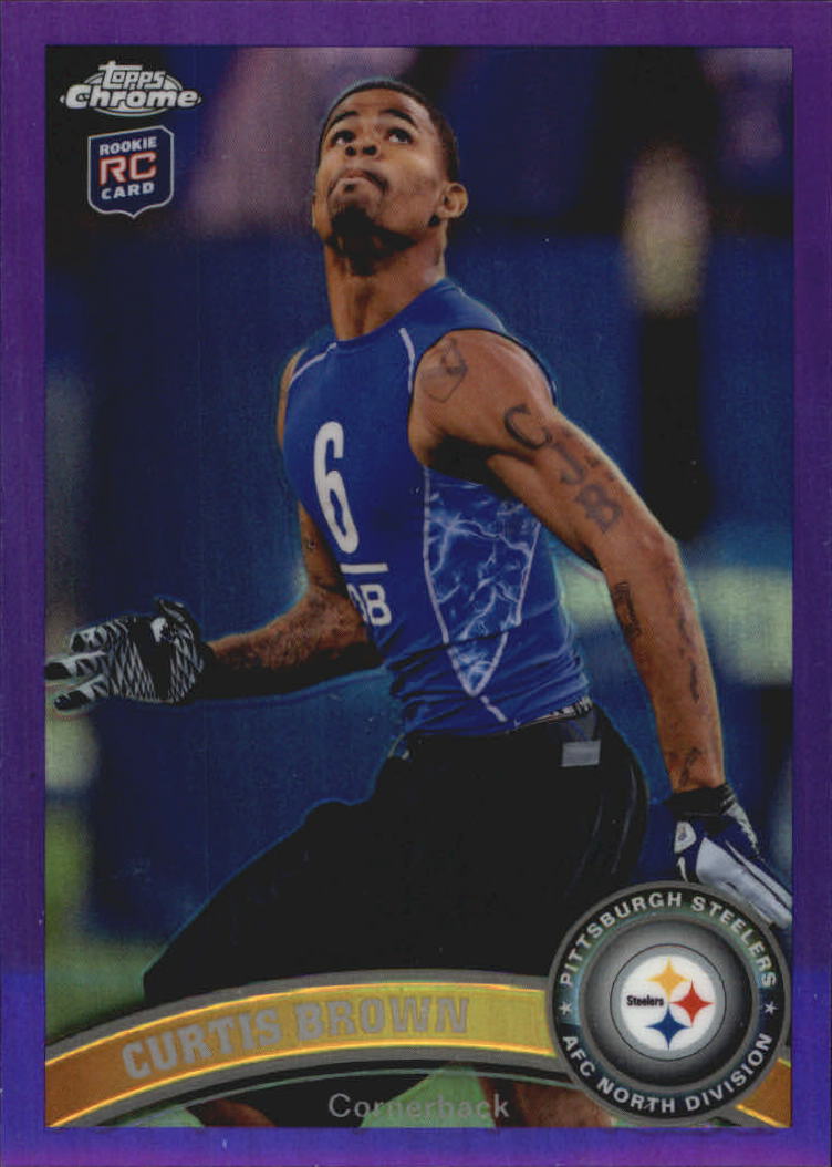 2011 Topps Chrome Purple Refractors #46 Curtis Brown
