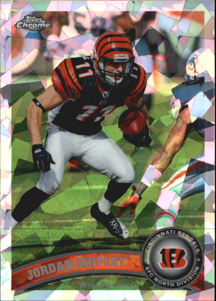2011 Topps Chrome Crystal Atomic Refractors #188 Jordan Shipley