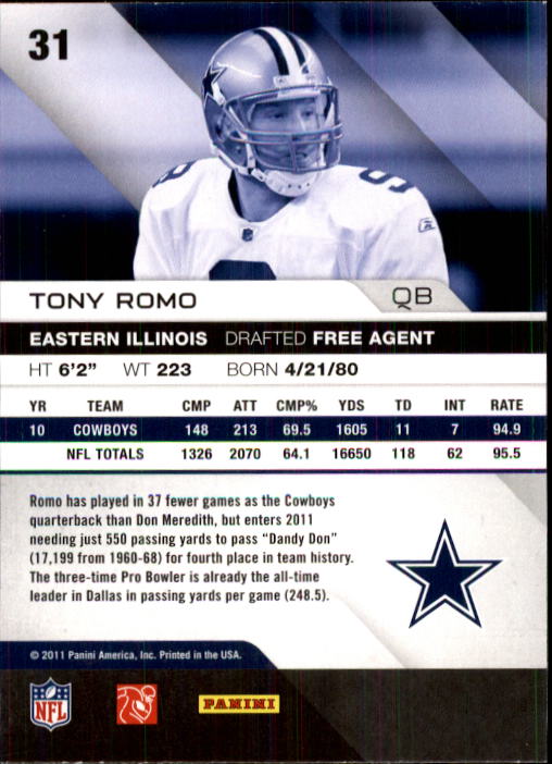 B5326- 2011 Absolute Memorabilia FB Assort Cards -You Pick- 15+ FREE US SHIP - Picture 42 of 236