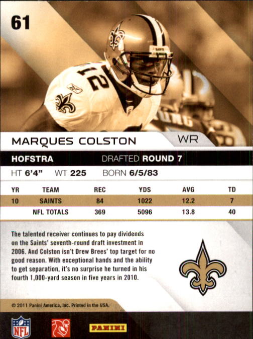 B5326- 2011 Absolute Memorabilia FB Assort Cards -You Pick- 15+ FREE US SHIP - Picture 80 of 236