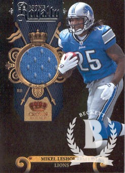2011 Crown Royale Rookie Royalty Materials #8 Mikel Leshoure
