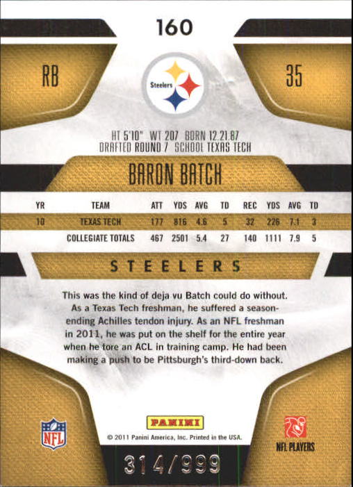 2011 Certified Football Rookie Card RC Singles xxx/999 - You Choose - Picture 11 of 92