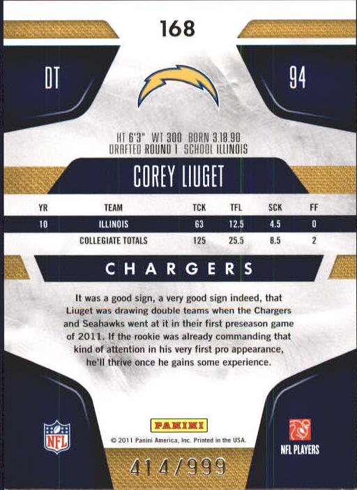 2011 Certified Football Rookie Card RC Singles xxx/999 - You Choose - Picture 14 of 92