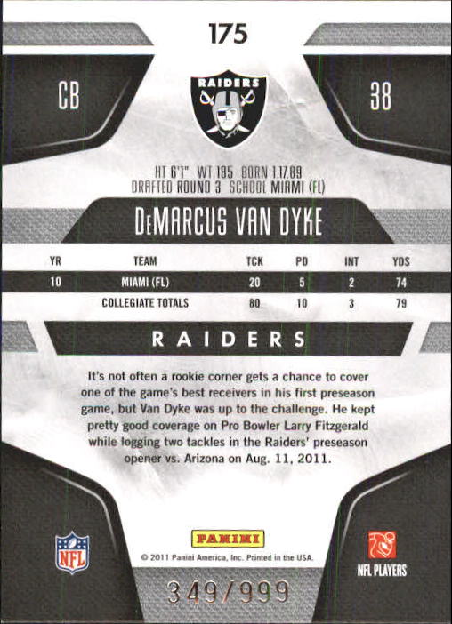 2011 Certified Football Rookie Card RC Singles xxx/999 - You Choose - Picture 20 of 92