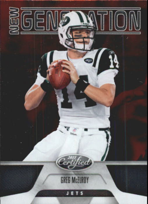 2011 Certified #184 Greg McElroy RC