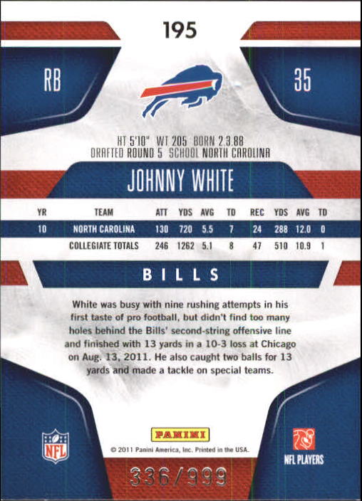 2011 Certified Football Rookie Card RC Singles xxx/999 - You Choose - Picture 40 of 92