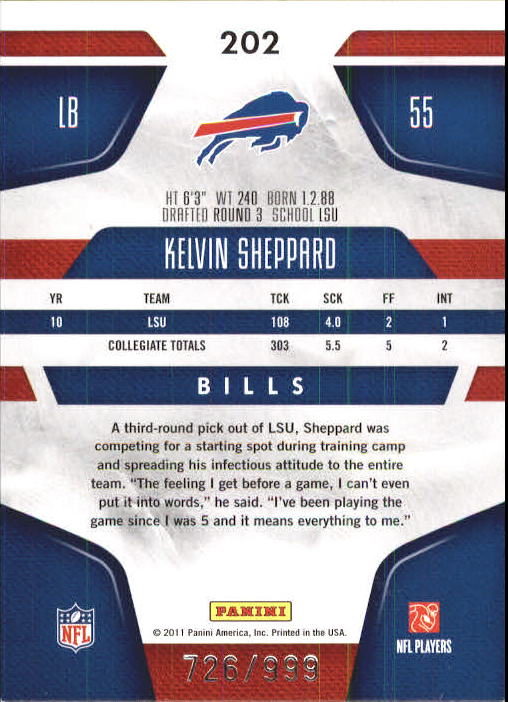 2011 Certified Football Rookie Card RC Singles xxx/999 - You Choose - Picture 48 of 92