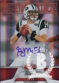 2011 Certified Mirror Red Signatures #184 Greg McElroy/250