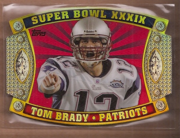 2011 Topps Super Bowl Legends Giveaway Die Cut #49 Tom Brady
