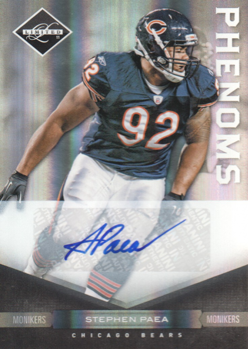 2011 Limited Monikers Autographs Silver #196 Stephen Paea/199