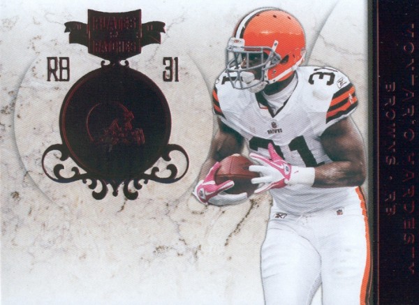 2011 Panini Plates and Patches #31 Montario Hardesty