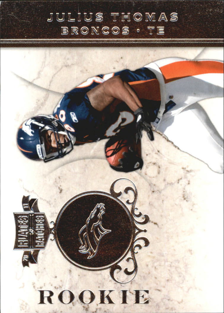 2011 Panini Plates and Patches Silver #143 Julius Thomas