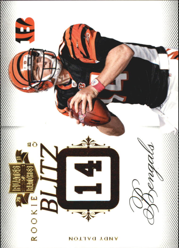 2011 Panini Plates and Patches Rookie Blitz #5 Andy Dalton