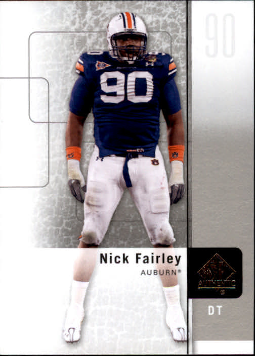 2011 SP Authentic #8 Nick Fairley