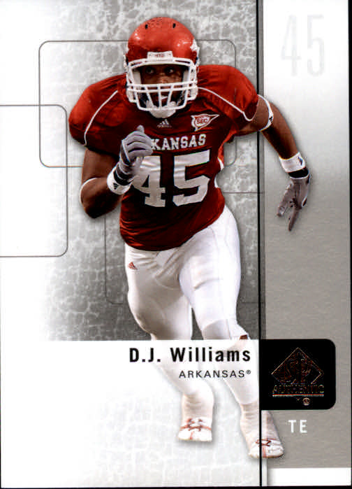2011 SP Authentic #18 D.J. Williams