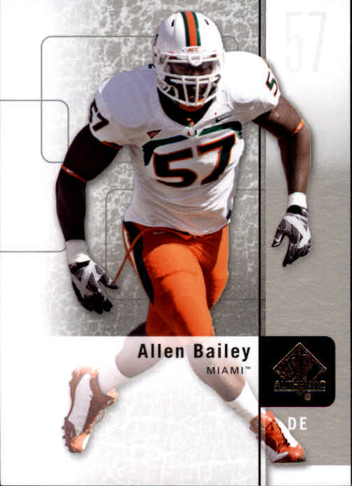 2011 SP Authentic #25 Allen Bailey