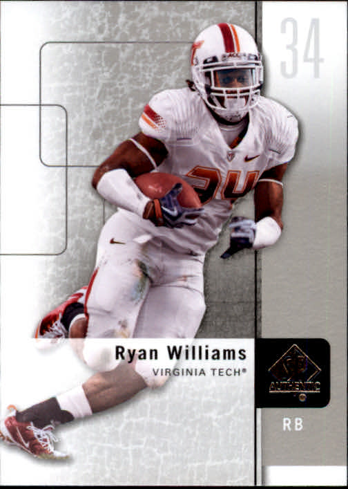 2011 SP Authentic #97 Ryan Williams