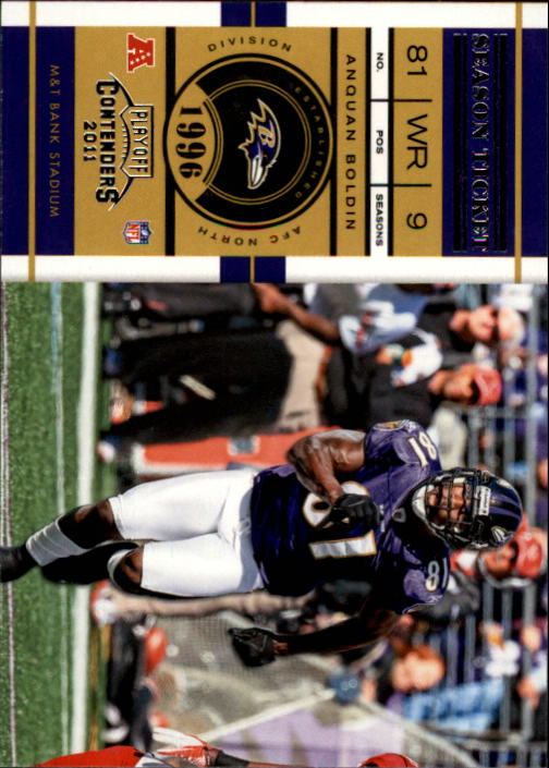 2011 Playoff Contenders #14 Anquan Boldin