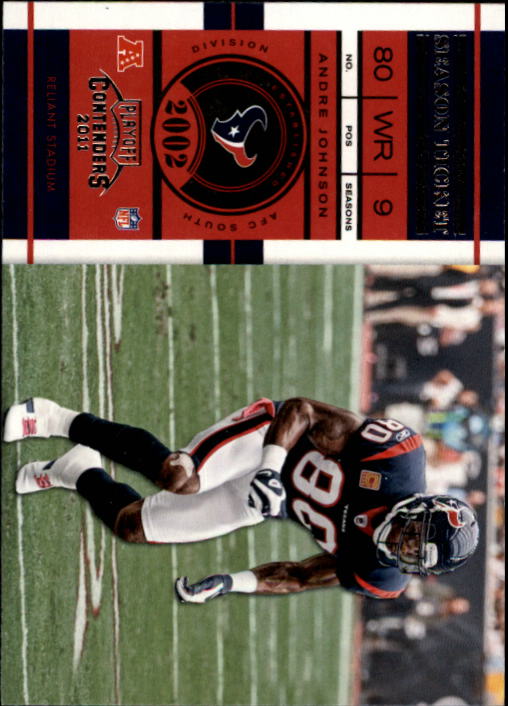 2011 Playoff Contenders #27 Andre Johnson