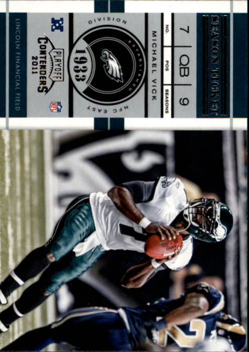 2011 Playoff Contenders #60 Michael Vick