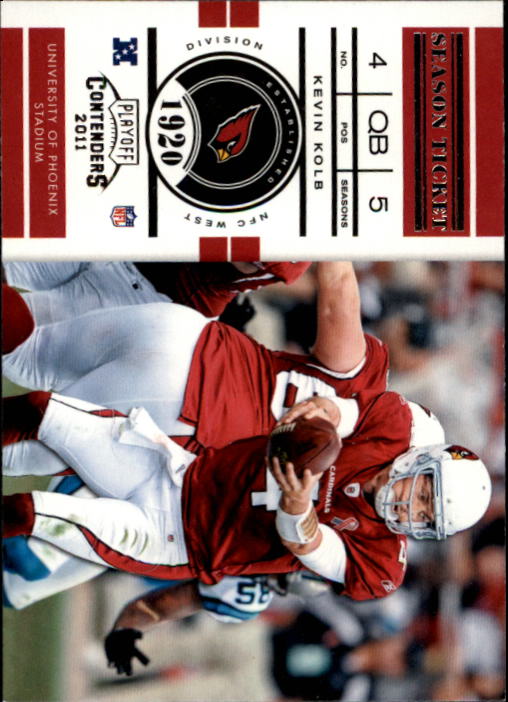 2011 Playoff Contenders #90 Kevin Kolb
