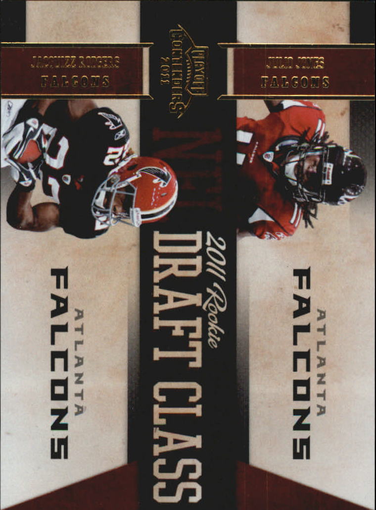 2011 Playoff Contenders Draft Class Gold #10 Julio Jones/Jacquizz Rodgers