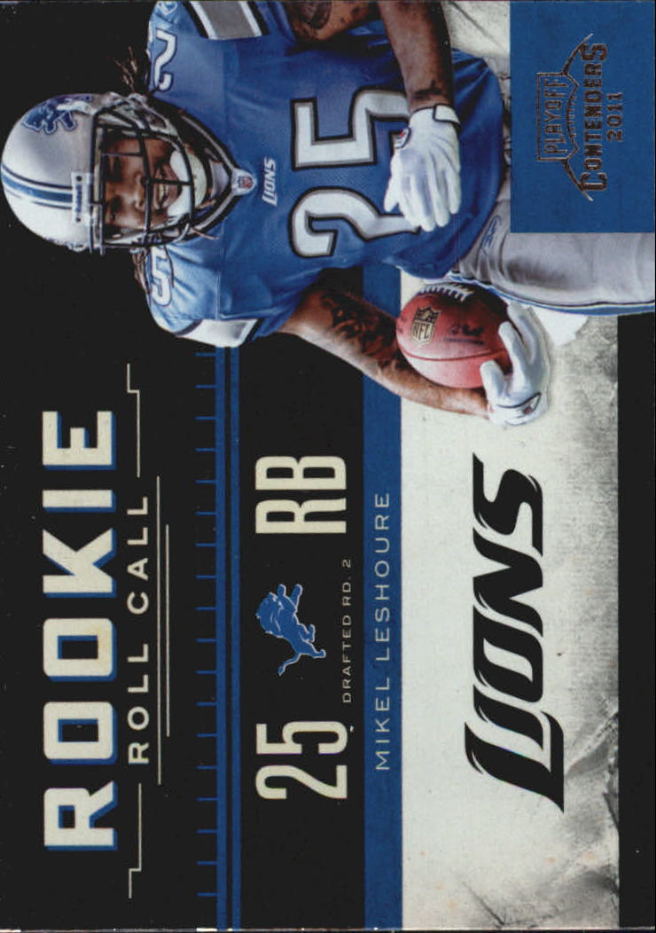 2011 Playoff Contenders Rookie Roll Call #10 Mikel Leshoure