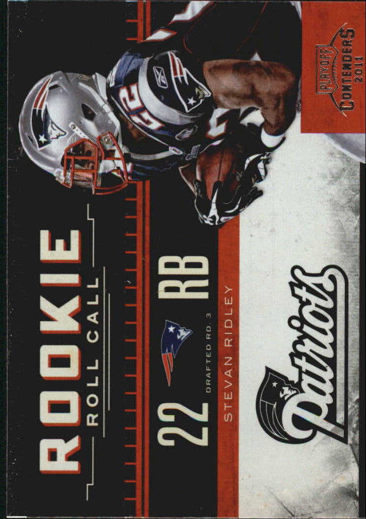 2011 Playoff Contenders Rookie Roll Call #15 Stevan Ridley