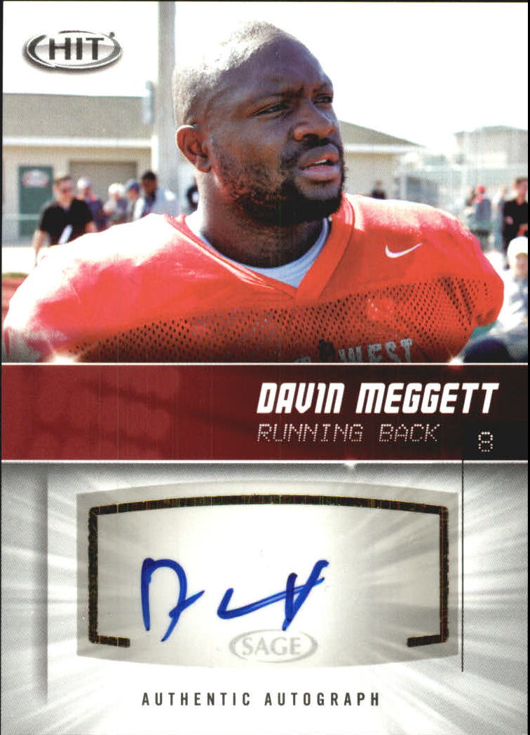 2012 SAGE HIT Autographs #A13 Davin Meggett