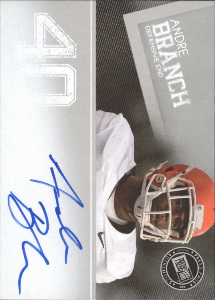 2012 Press Pass Autographs Silver #PPSAB Andre Branch