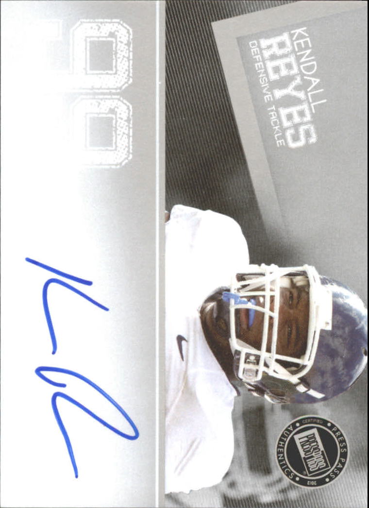 2012 Press Pass Autographs Silver #PPSKR Kendall Reyes