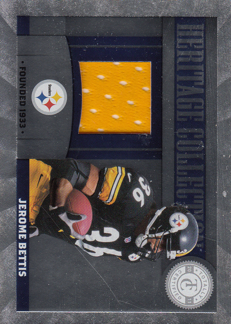 2011 Totally Certified Heritage Collection Jerseys #26 Jerome Bettis/249