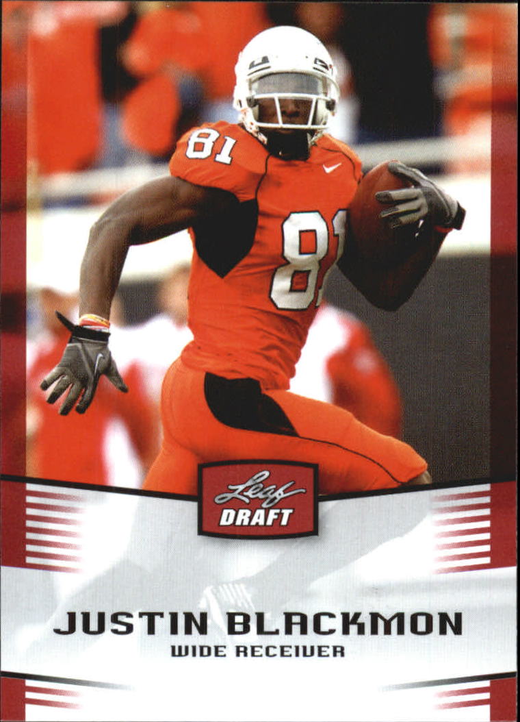 2012 Leaf Draft #25 Justin Blackmon