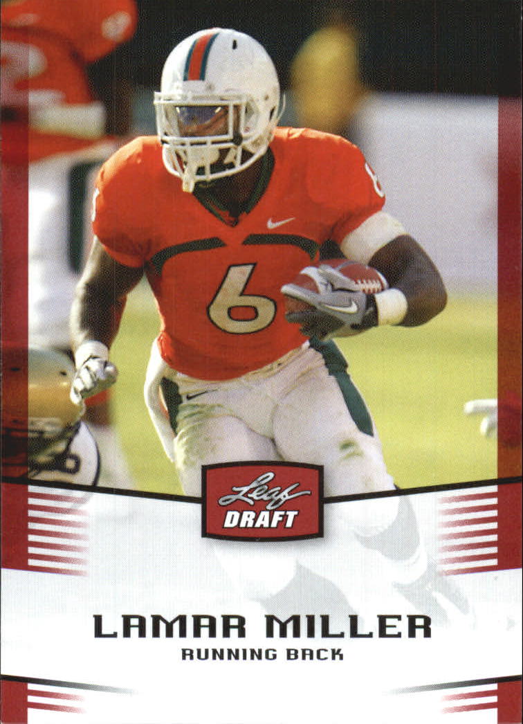 2012 Leaf Draft #28 Lamar Miller