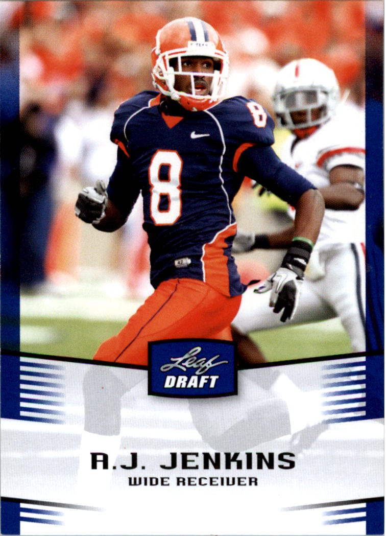2012 Leaf Draft Blue #1 A.J. Jenkins
