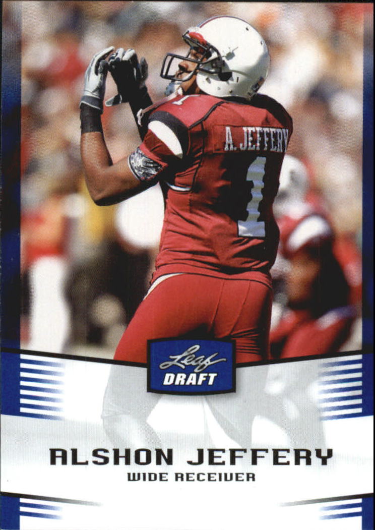 2012 Leaf Draft Blue #2 Alshon Jeffery