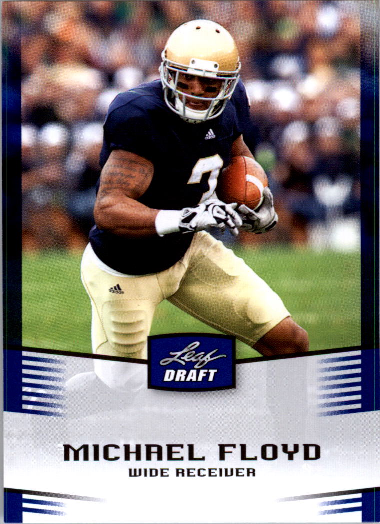 2012 Leaf Draft Blue #35 Michael Floyd