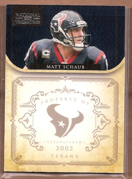 2011 Playoff National Treasures #61 Matt Schaub